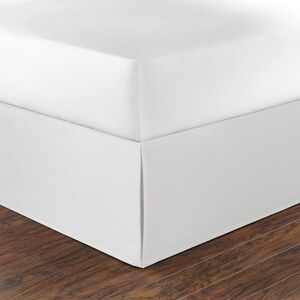 Nautica Home Bed Skirt Solid White Queen Ruffle Basic Machine Washable